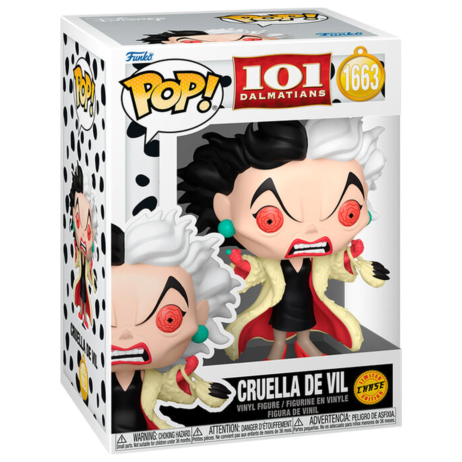 Funko POP figura 101 Dalmatas Cruella de Vil Chase fotografija izdelka