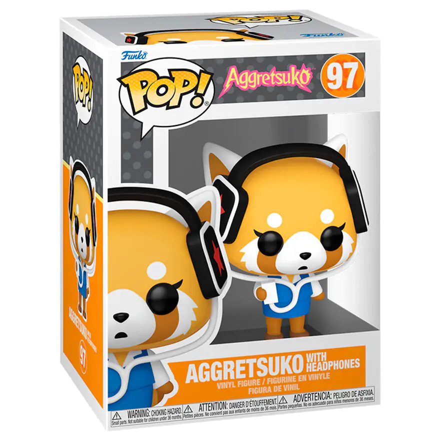 Funko POP figura Aggretsuko - Aggretsuko s slušalkami fotografija izdelka