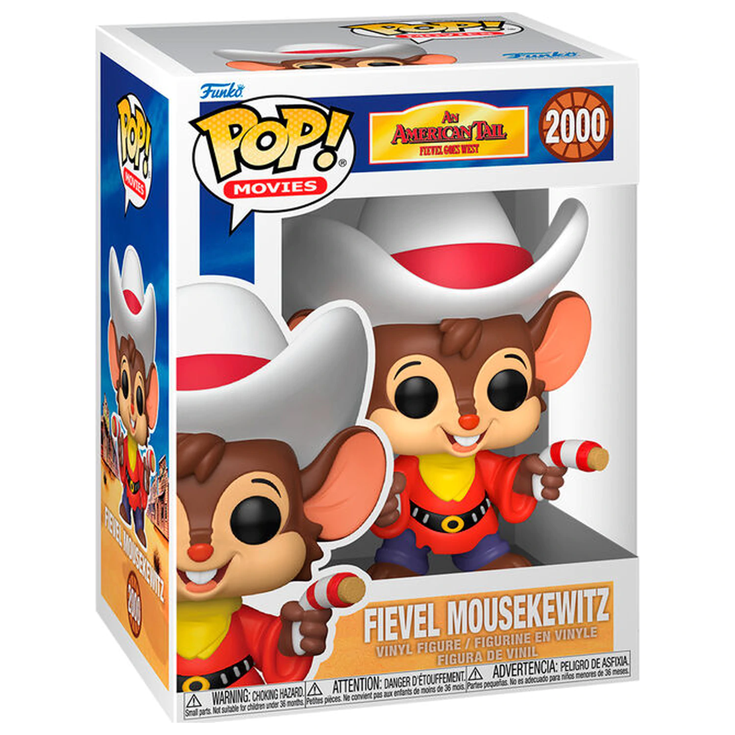 Funko POP figura An American Tail Goes West Fievel Mousekewitz fotografija izdelka