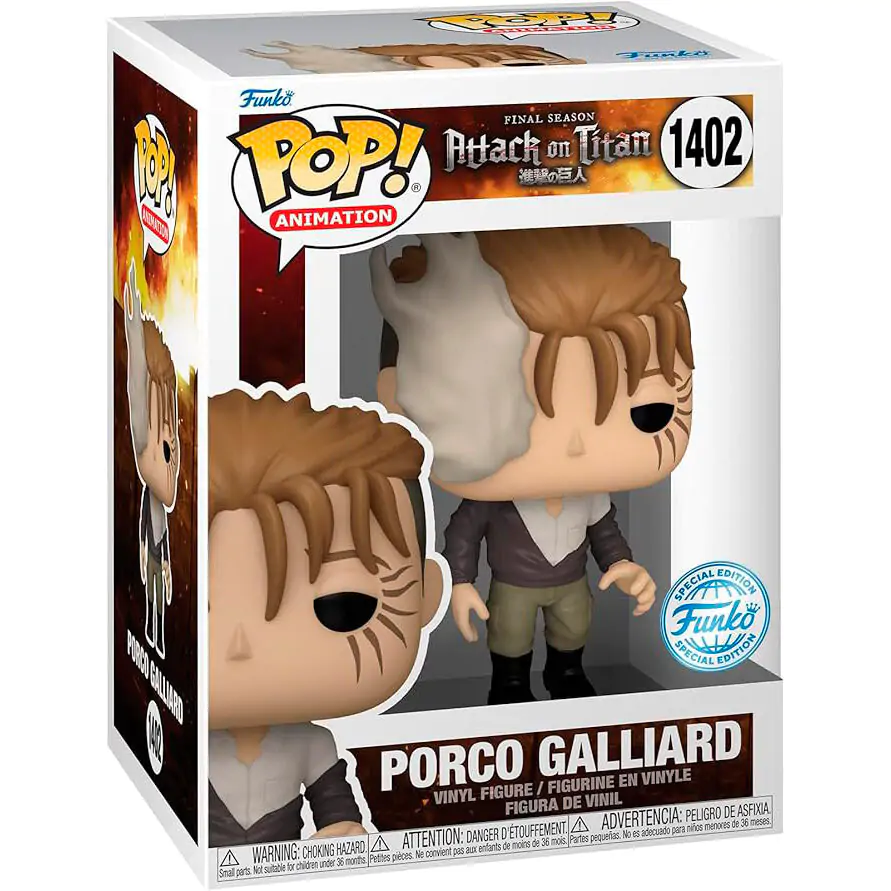 Funko POP figura Attack On Titan Porco Galliard Exclusive fotografija izdelka