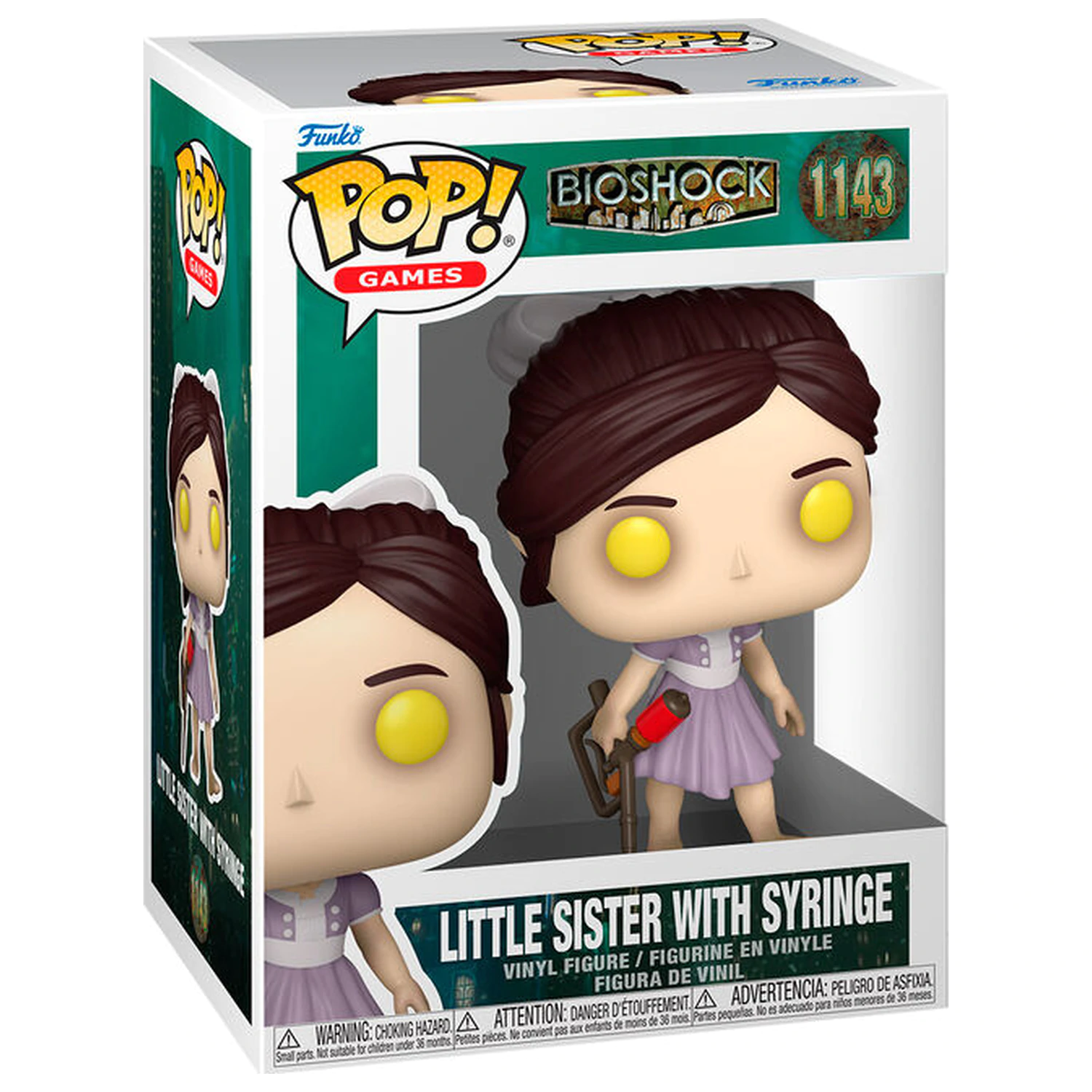 Funko POP figurica Bioshock Little Sister z brizgo fotografija izdelka