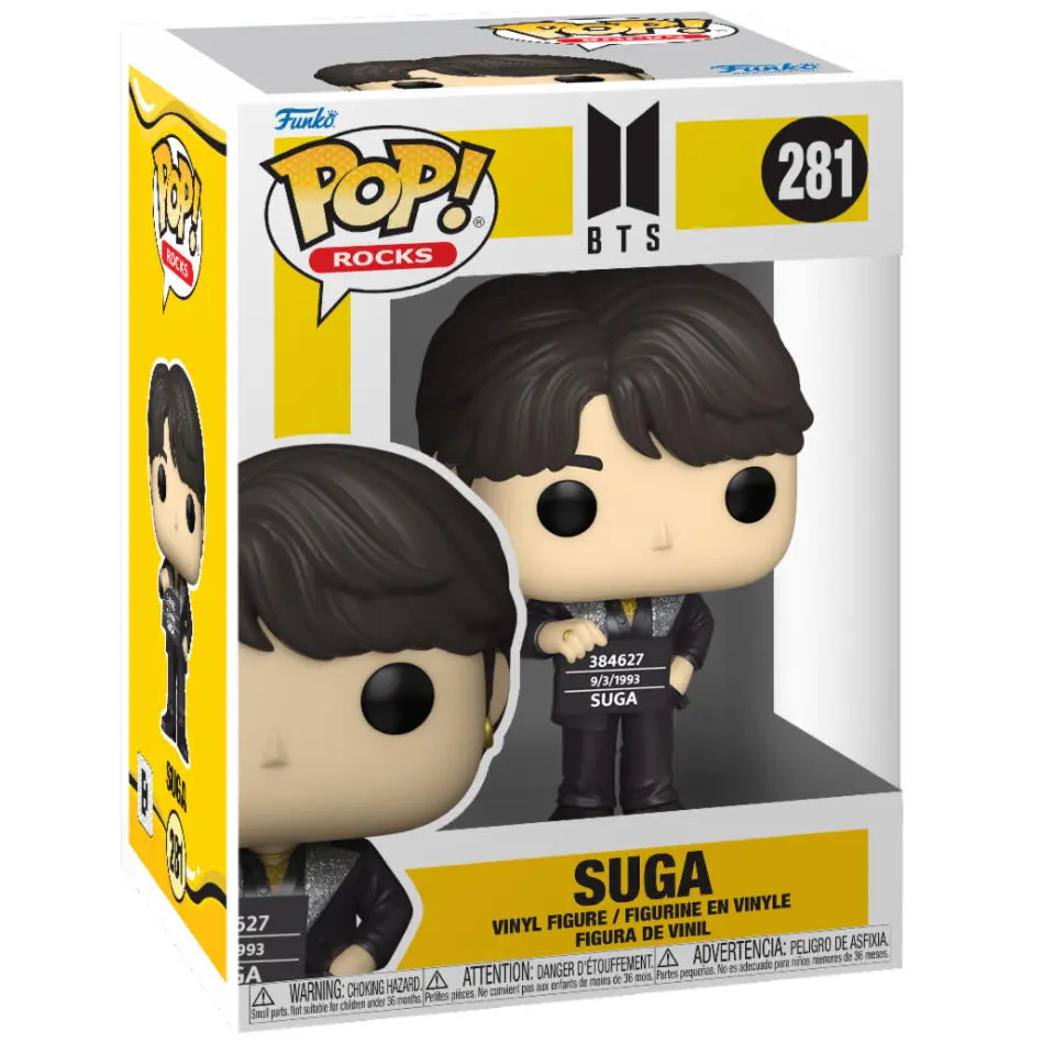 BTS POP! Rocks Vinil Figura Butter Suga 9 cm fotografija izdelka