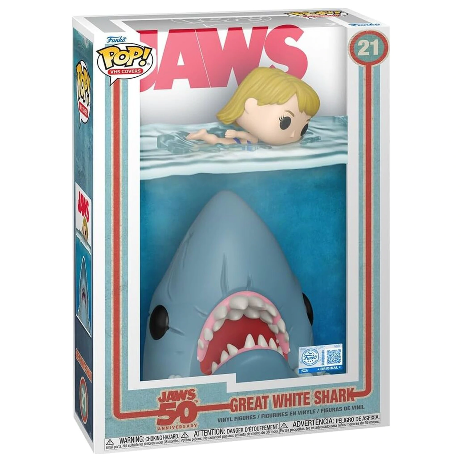 Funko POP figurica Strip ovitek Jaws Great White Shark Exclusive fotografija izdelka