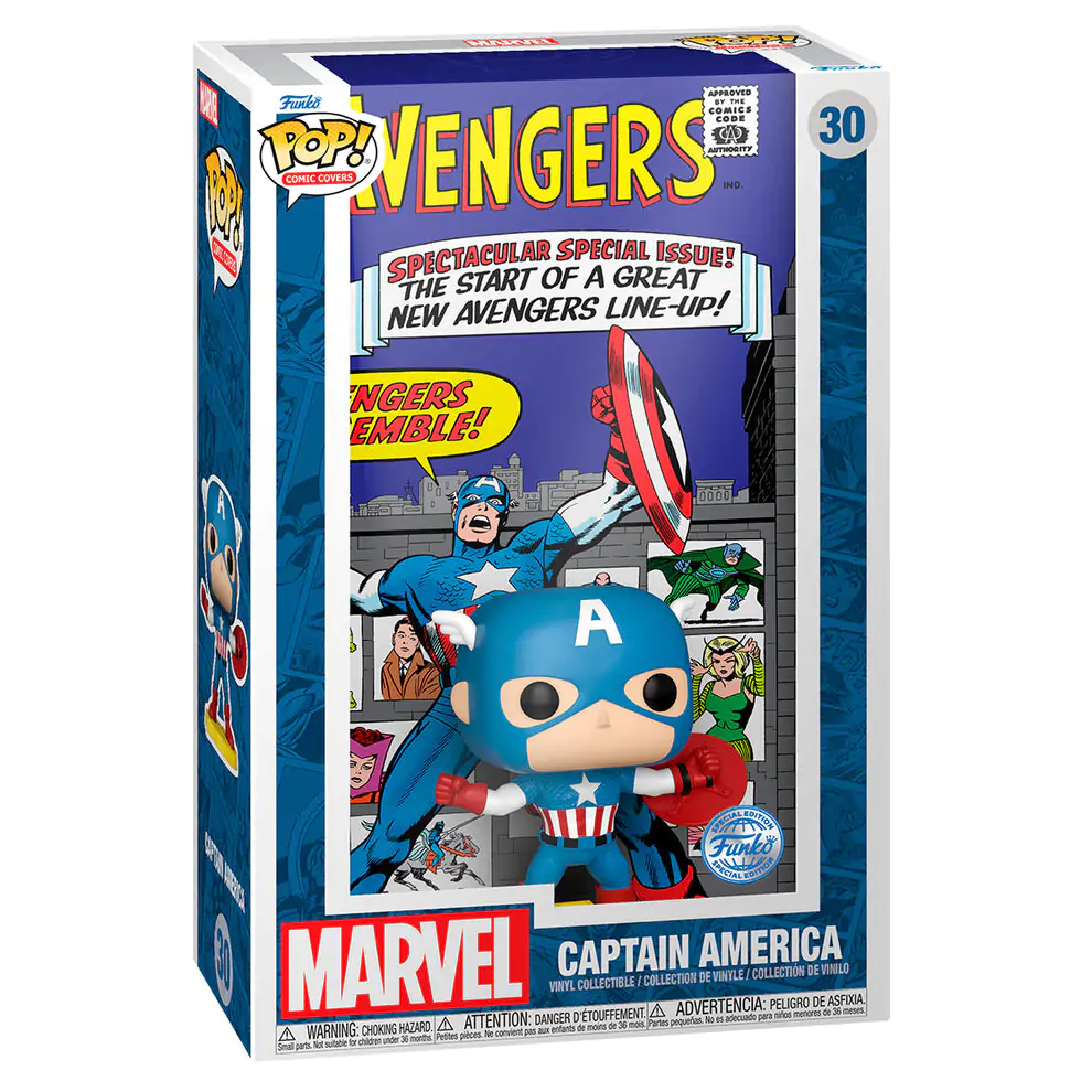 Funko POP figura Comic Cover Marvel Avengers Captain America Exclusive fotografija izdelka