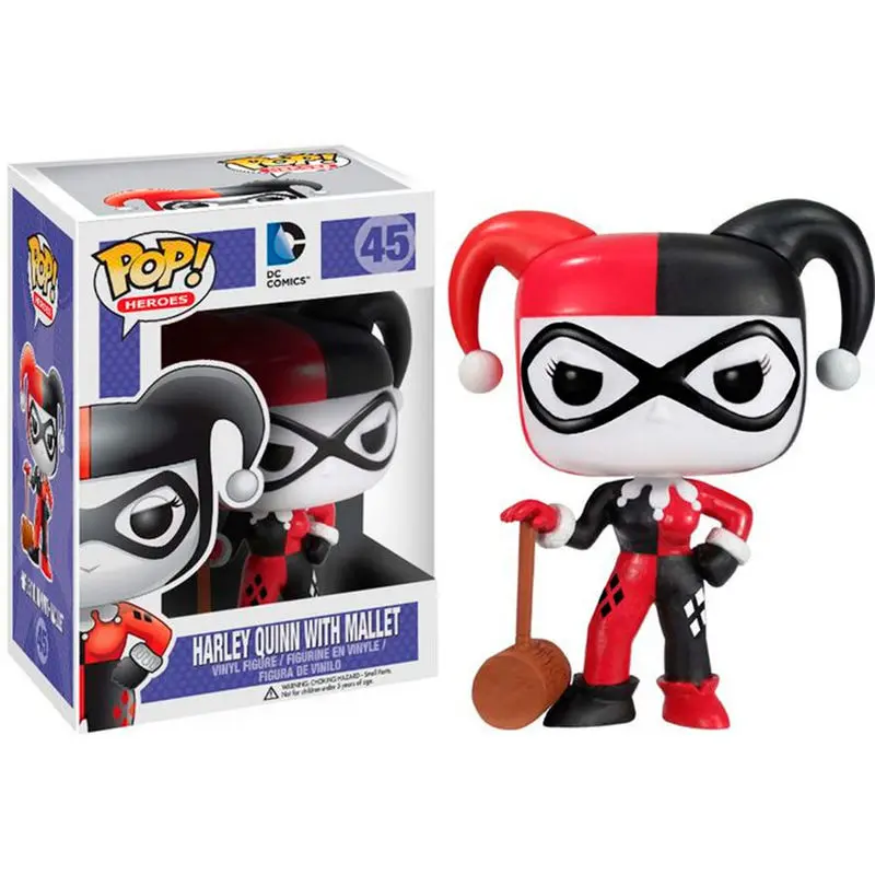 DC Comics POP! Vinyl Figure Harley Quinn & Mallet 9 cm Figurica iz vinila fotografija izdelka