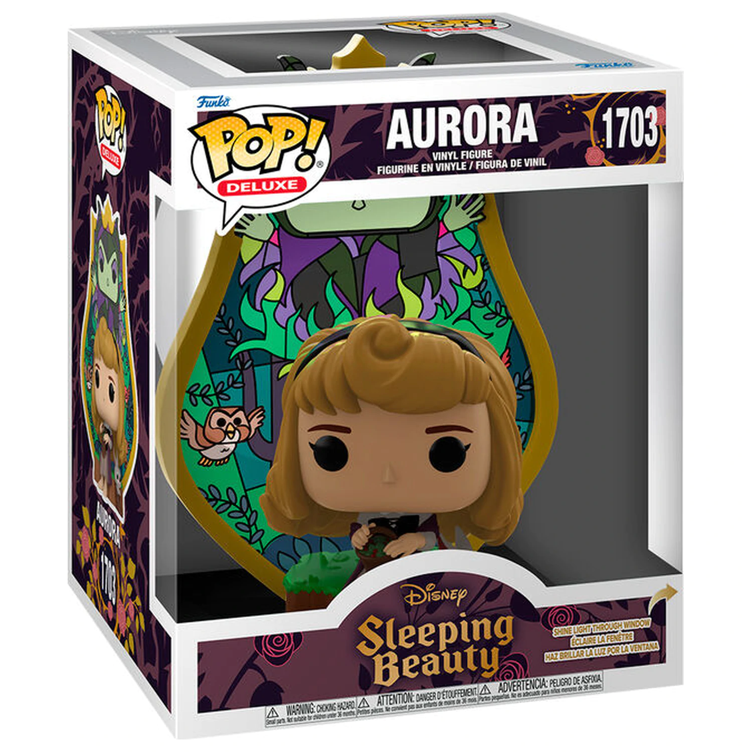 Funko POP figura Deluxe Disney Slepping Beauty Aurora Maleficent Stained Glass fotografija izdelka