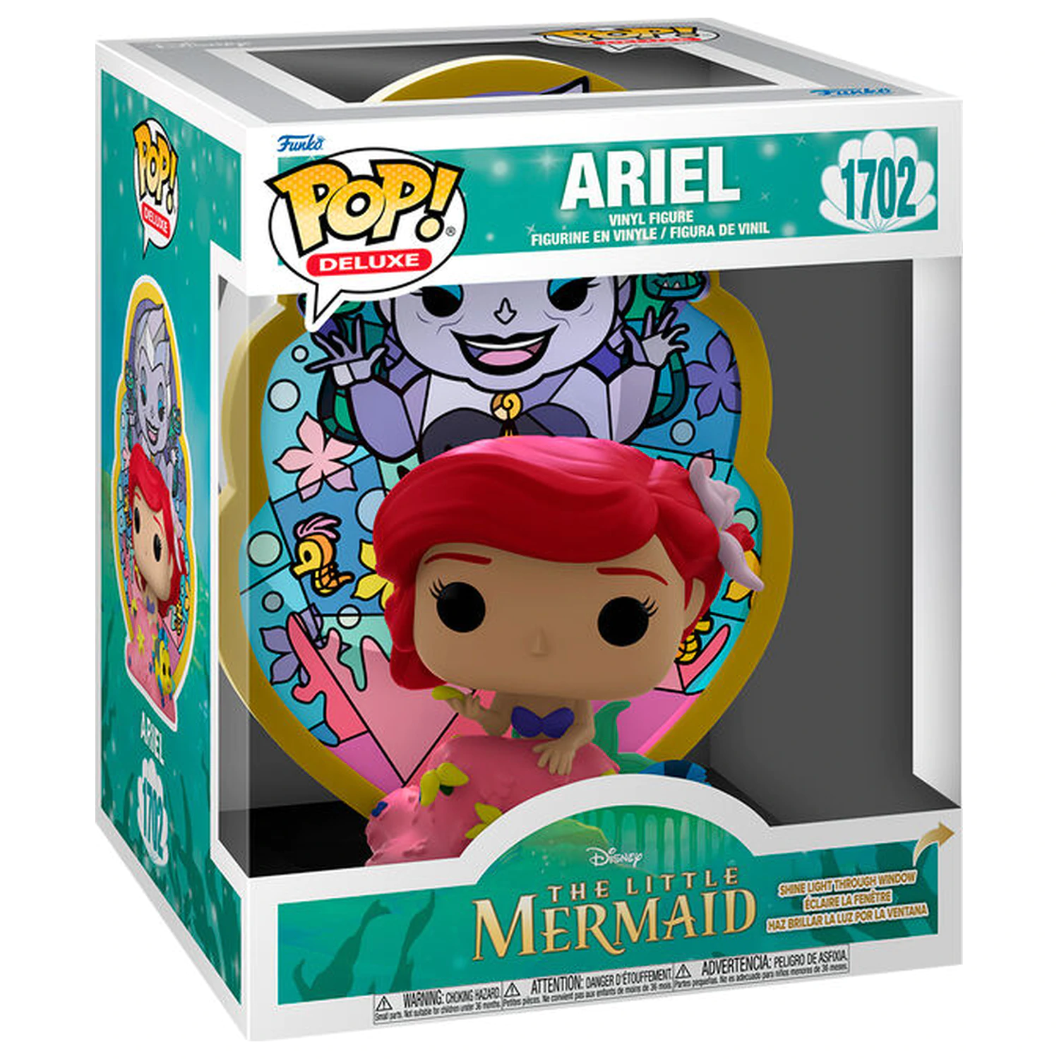 Funko POP figura Deluxe Disney The Little Mermaid Ariel Ursula Stained Glass fotografija izdelka