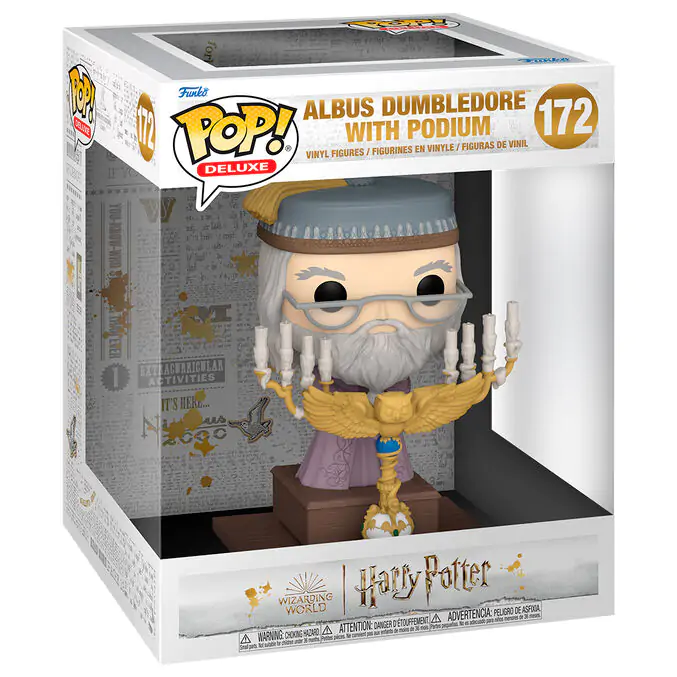 Funko POP figurica Deluxe Harry Potter and the Prisoner of Azkaban - Dumbledore with Podium fotografija izdelka