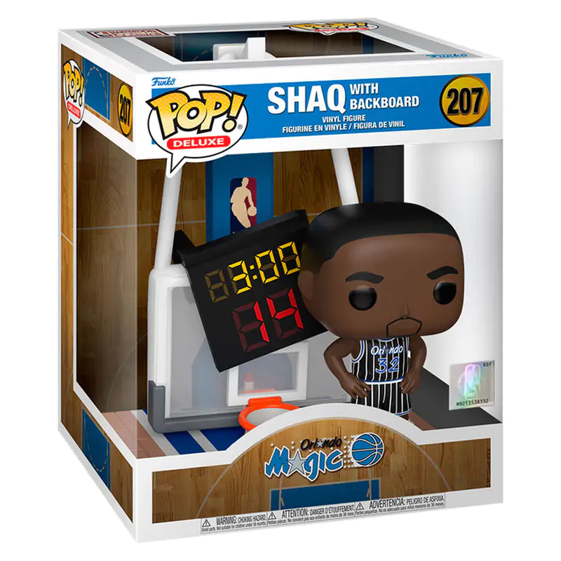 Funko POP figura Deluxe Orlando Magic Shaq s hrbtno tablo fotografija izdelka