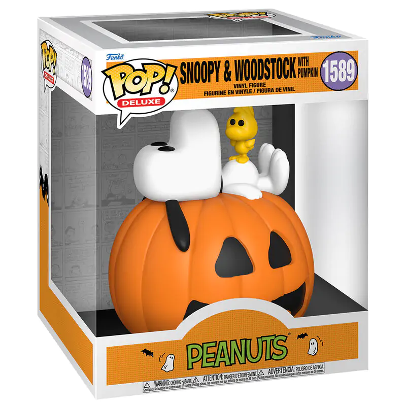 Funko POP figurica Deluxe Peanuts Snoopy & Woodstock s Pumpkin fotografija izdelka