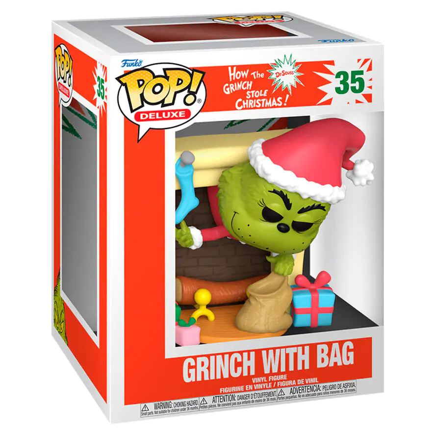 Funko POP figura Deluxe The Grinch with Bag fotografija izdelka