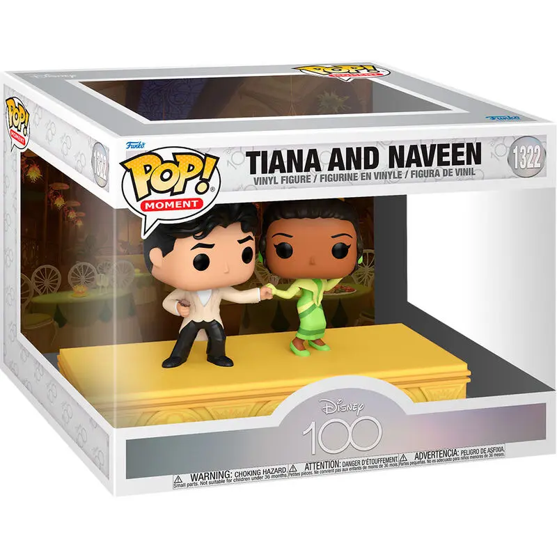 Disneyjeva 100. obletnica POP Moment! Vinilne figurice 2-Pack Tiana & Naveen 9 cm fotografija izdelka