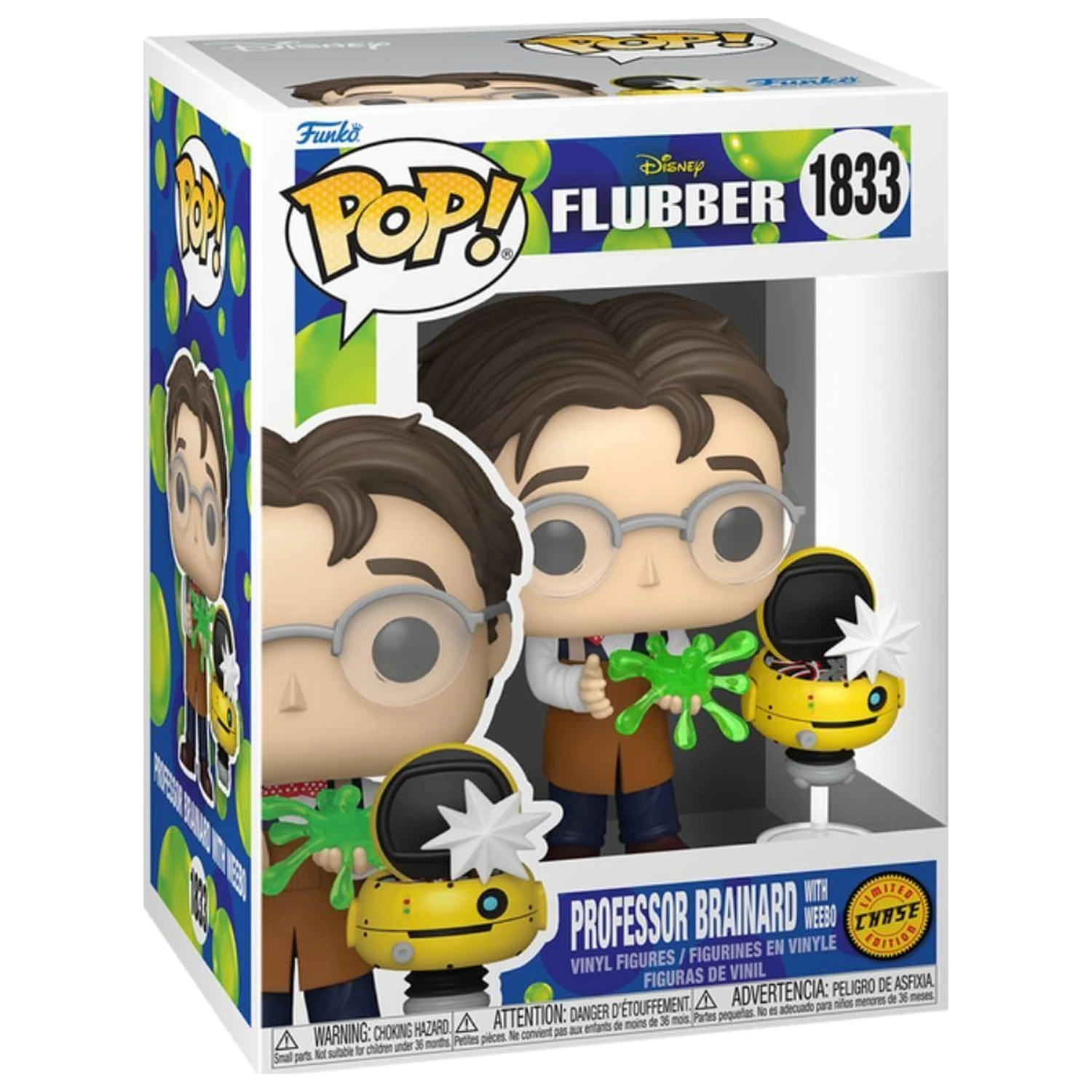 Funko POP figurica Disney Flubber Professor Brainard with Weebo Chase fotografija izdelka