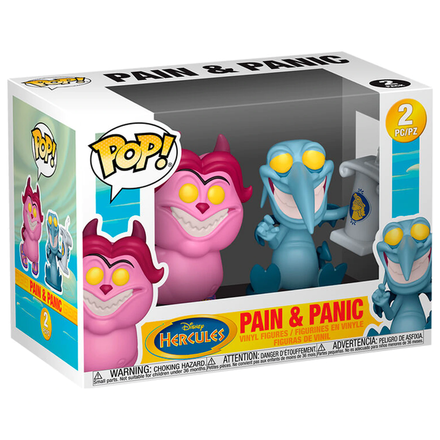 Funko POP figura Disney Hercules paket 2 figur Pain & Panic fotografija izdelka