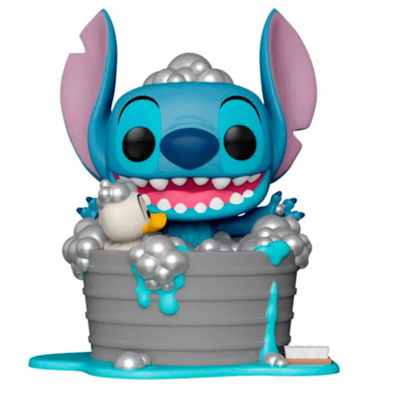 Disney POP! Deluxe Vinilna figura Stitch v kadi 9 cm fotografija izdelka