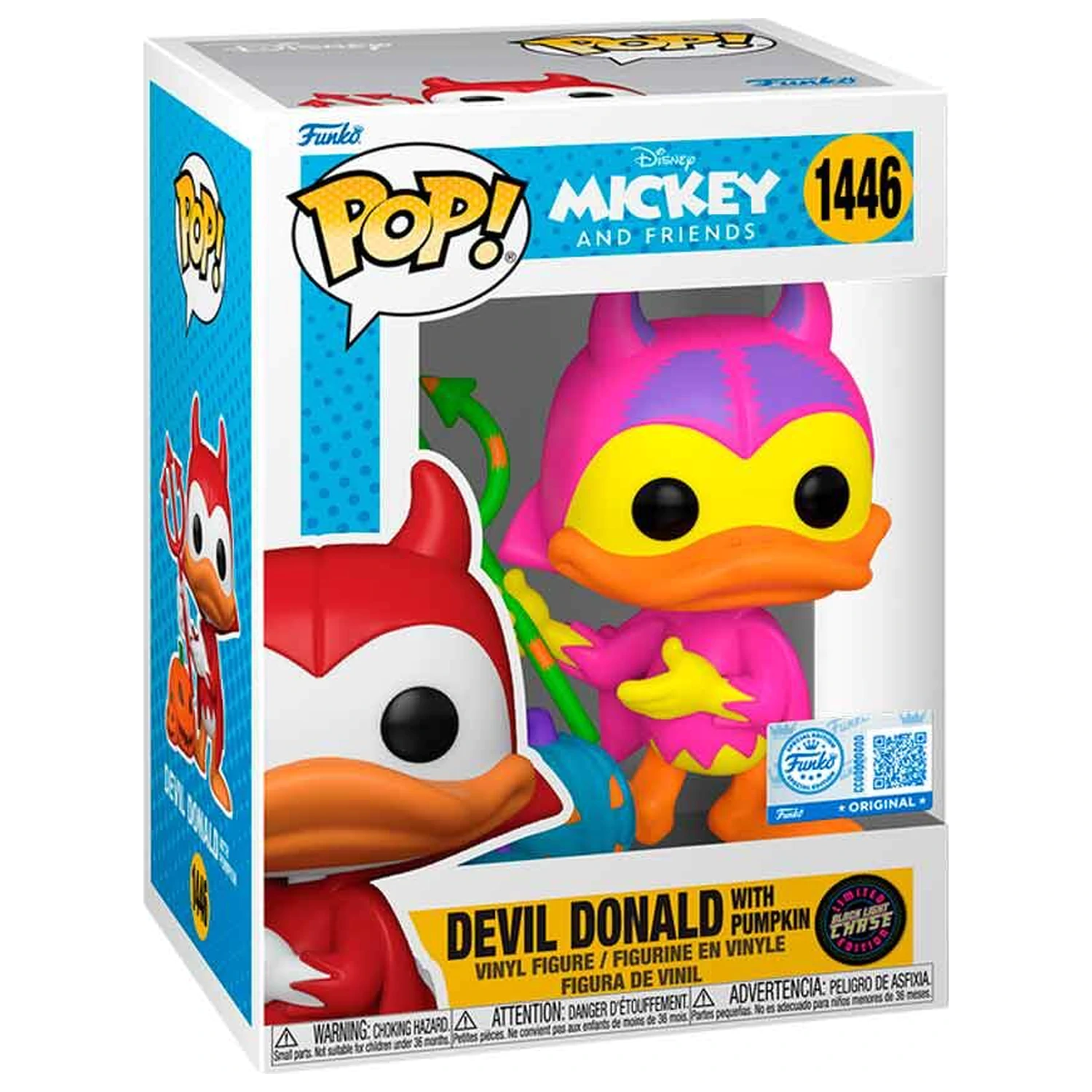 Funko POP figura Disney Mickey and Friends Devil Donald s bučno Chase Exclusive fotografija izdelka