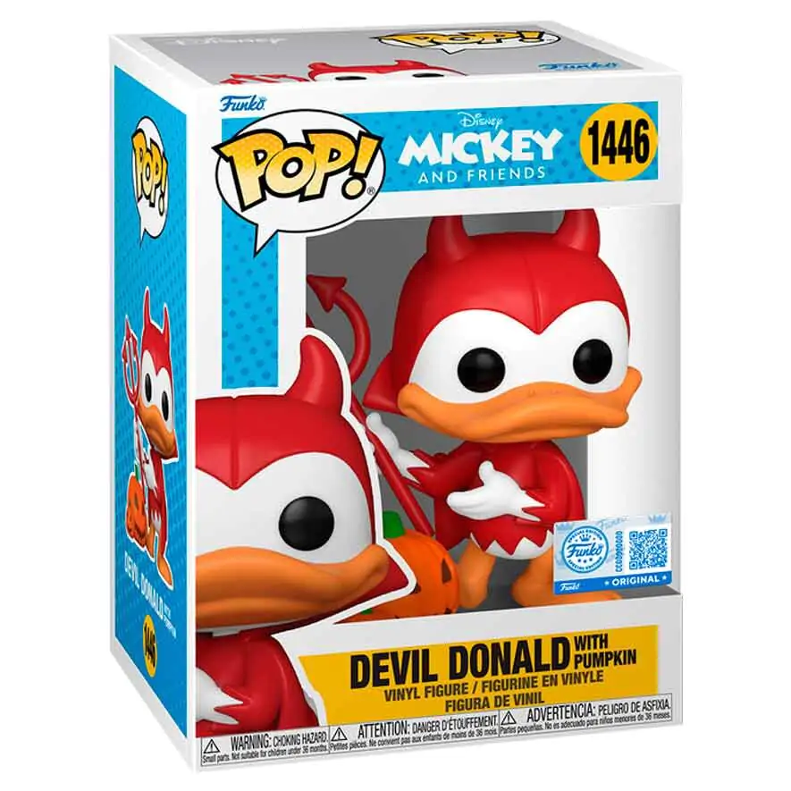 Funko POP figurica Disney Mickey and Friends Devil Donald with Pumpkin Exclusive fotografija izdelka