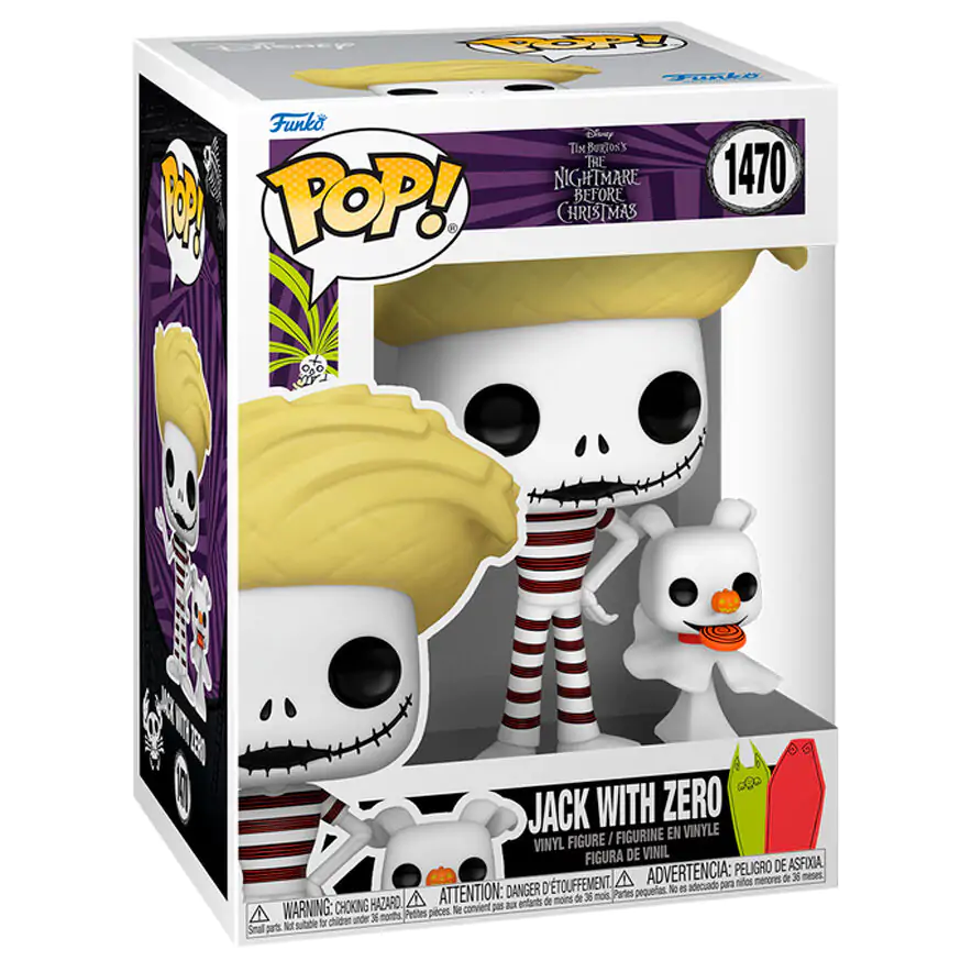 Funko POP figurica Disney Nightmare Before Christmas Jack with Zero fotografija izdelka