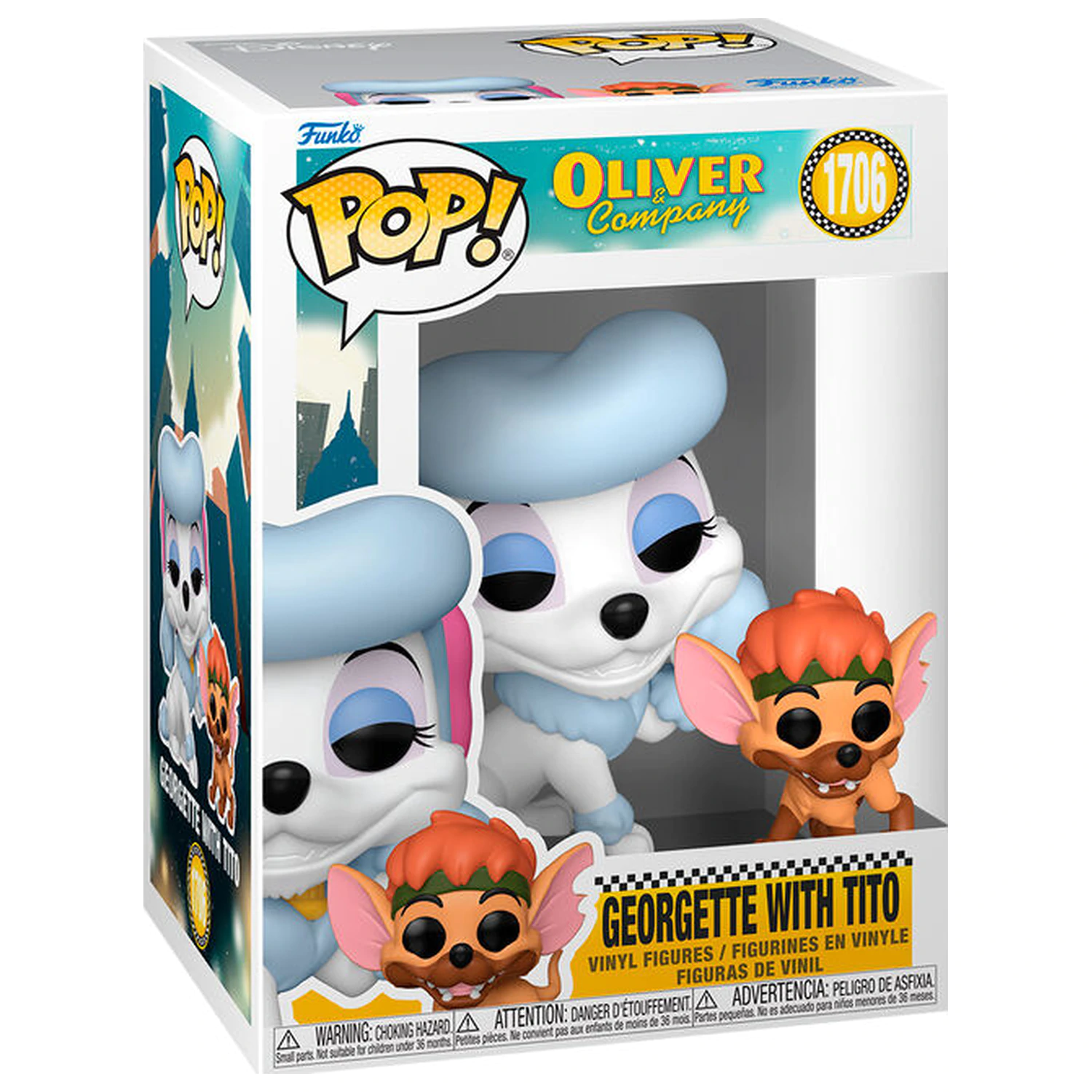 Funko POP figura Disney Oliver & Company Georgette with Tito fotografija izdelka
