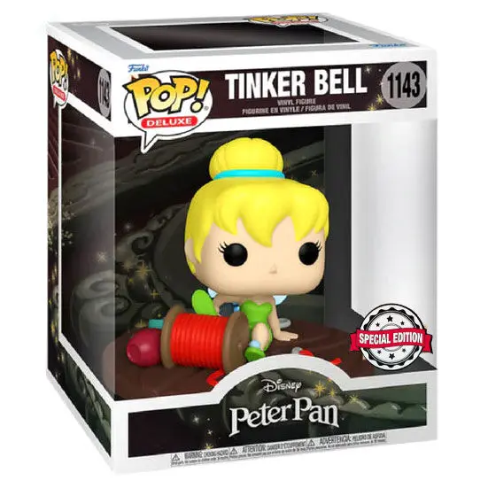 Peter Pan POP! Deluxe Vinilna Figura Tinker Bell na Špulici 9 cm fotografija izdelka