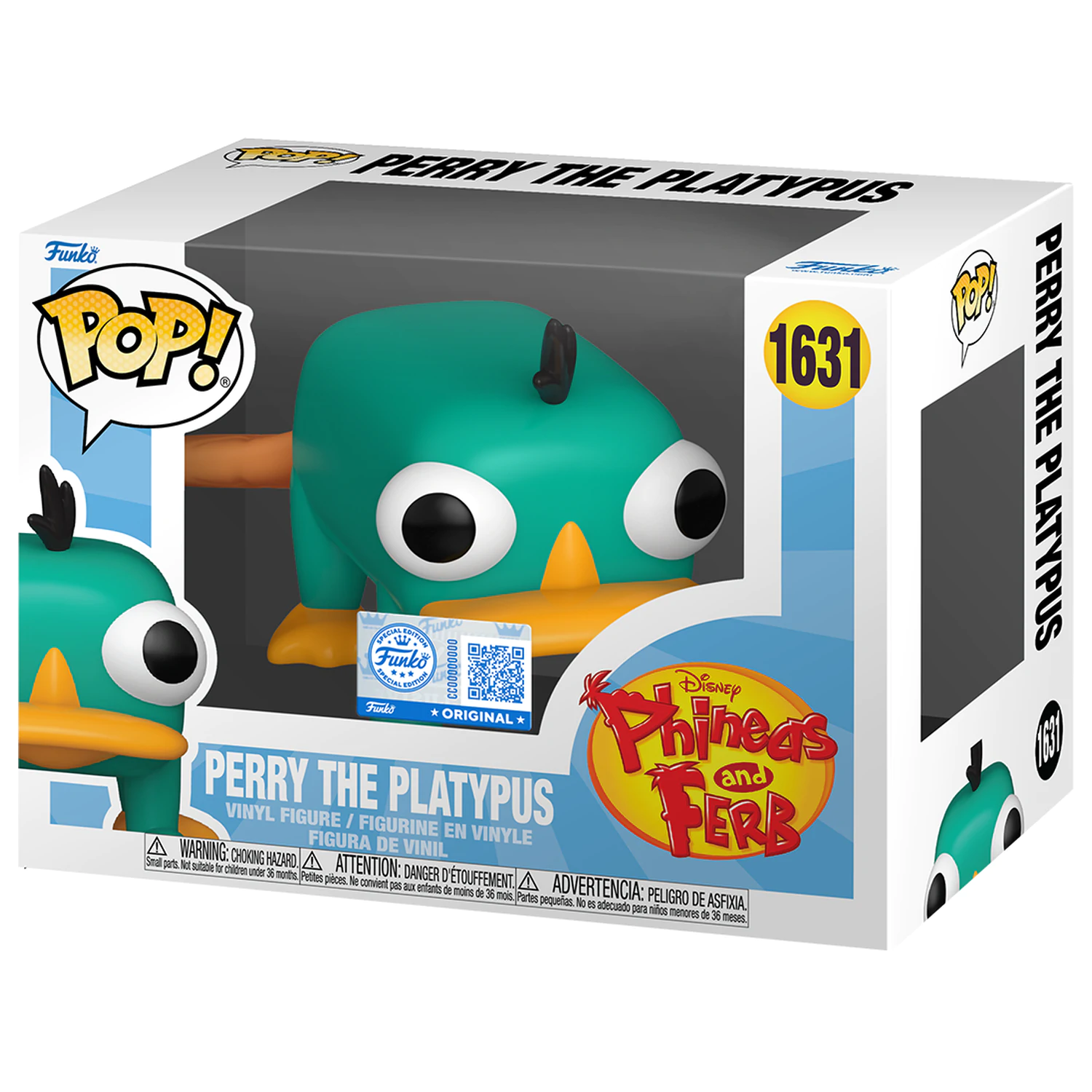 Funko POP figura Disney Phineas and Ferb Perry the Platypus fotografija izdelka