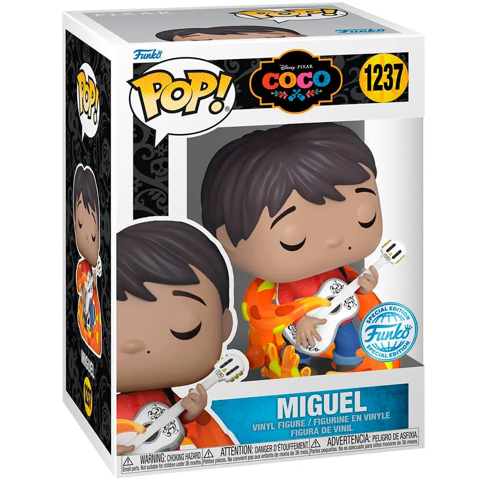 Coco POP! Disney Vinyl Figure Miguel s kitaro (Sveti v temi) 9 cm fotografija izdelka