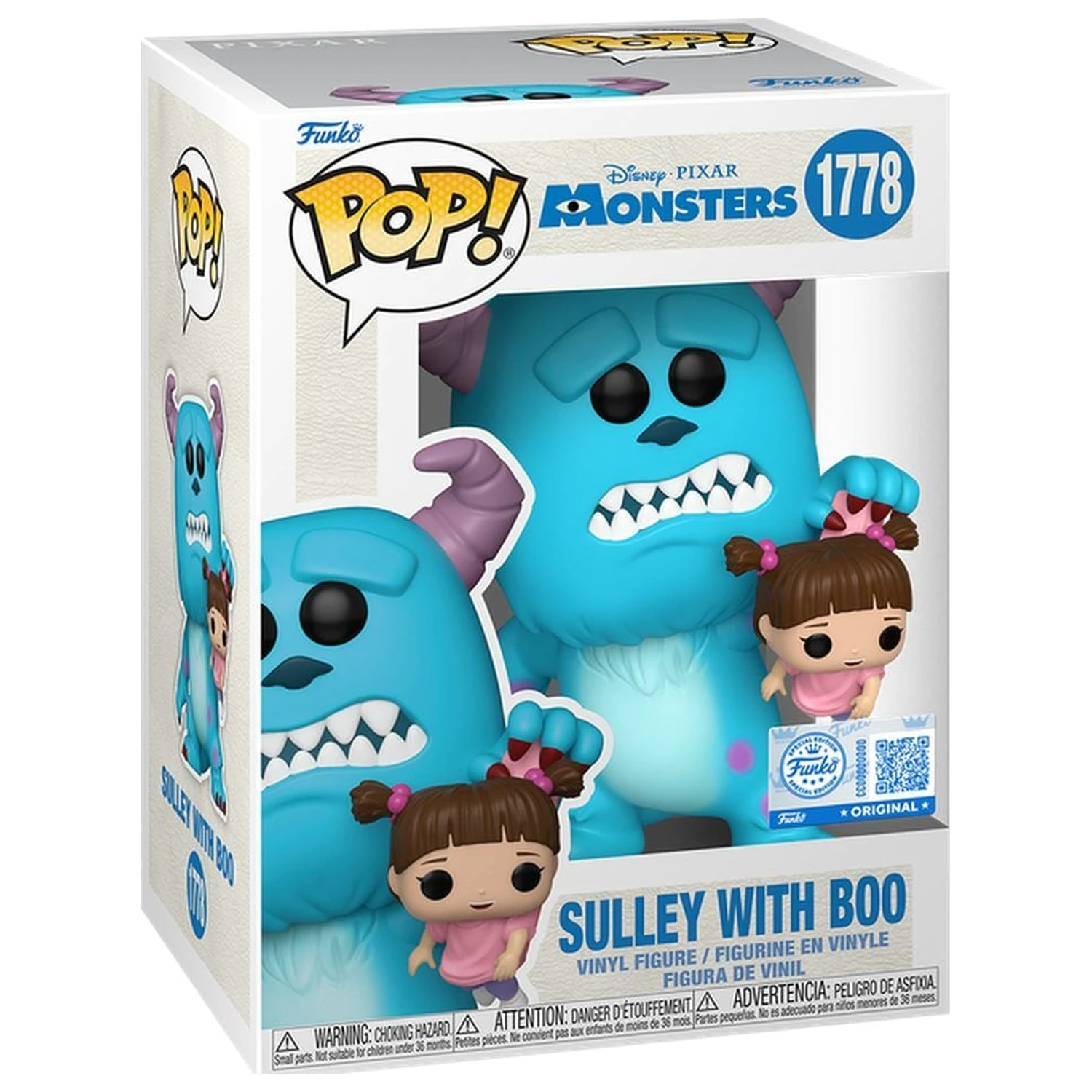 Funko POP figura Disney Pixar Monsters Inc Sulley z Boo Exclusive fotografija izdelka