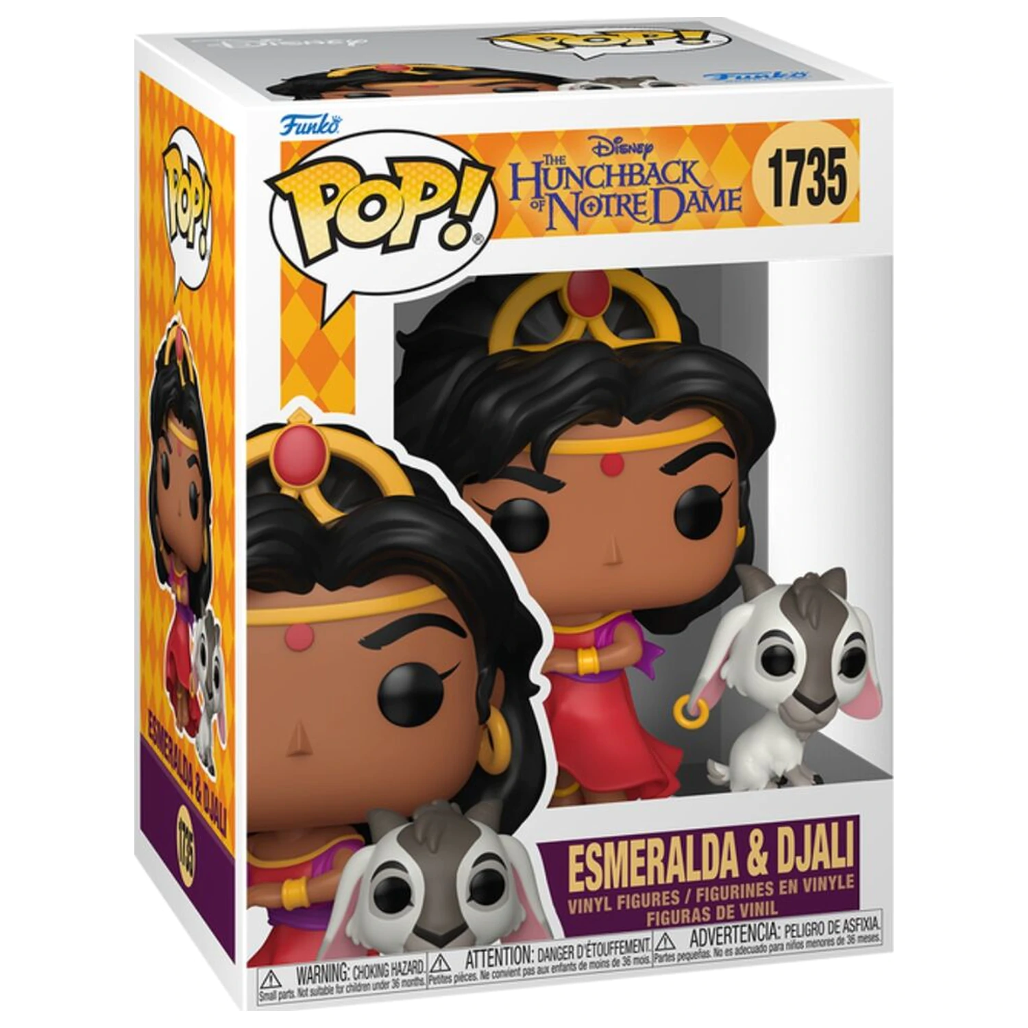 Funko POP figura Disney The Hunchback of Notre Dame Esmeralda & Djali fotografija izdelka