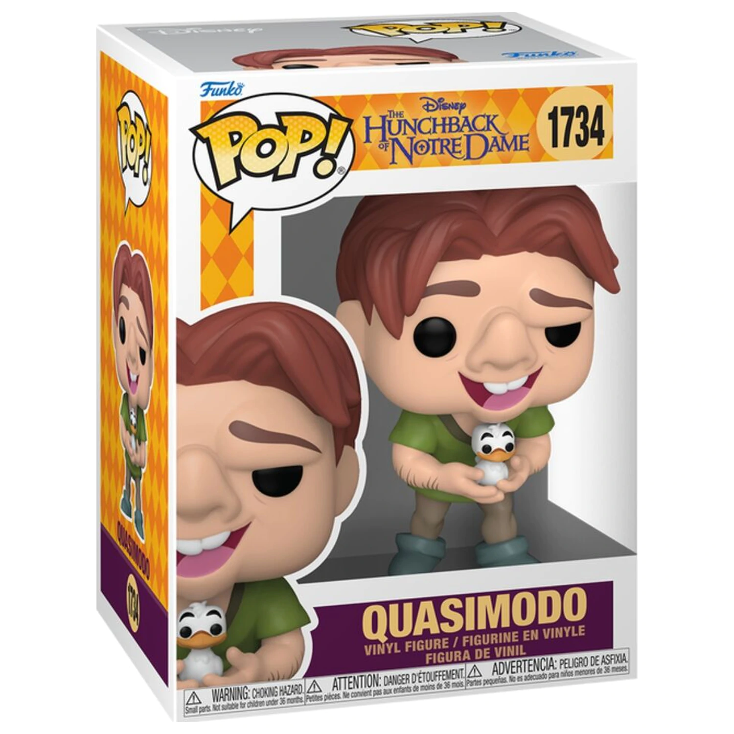 Funko POP figura Disney The Hunchback of Notre Dame Quasimodo with Bird fotografija izdelka