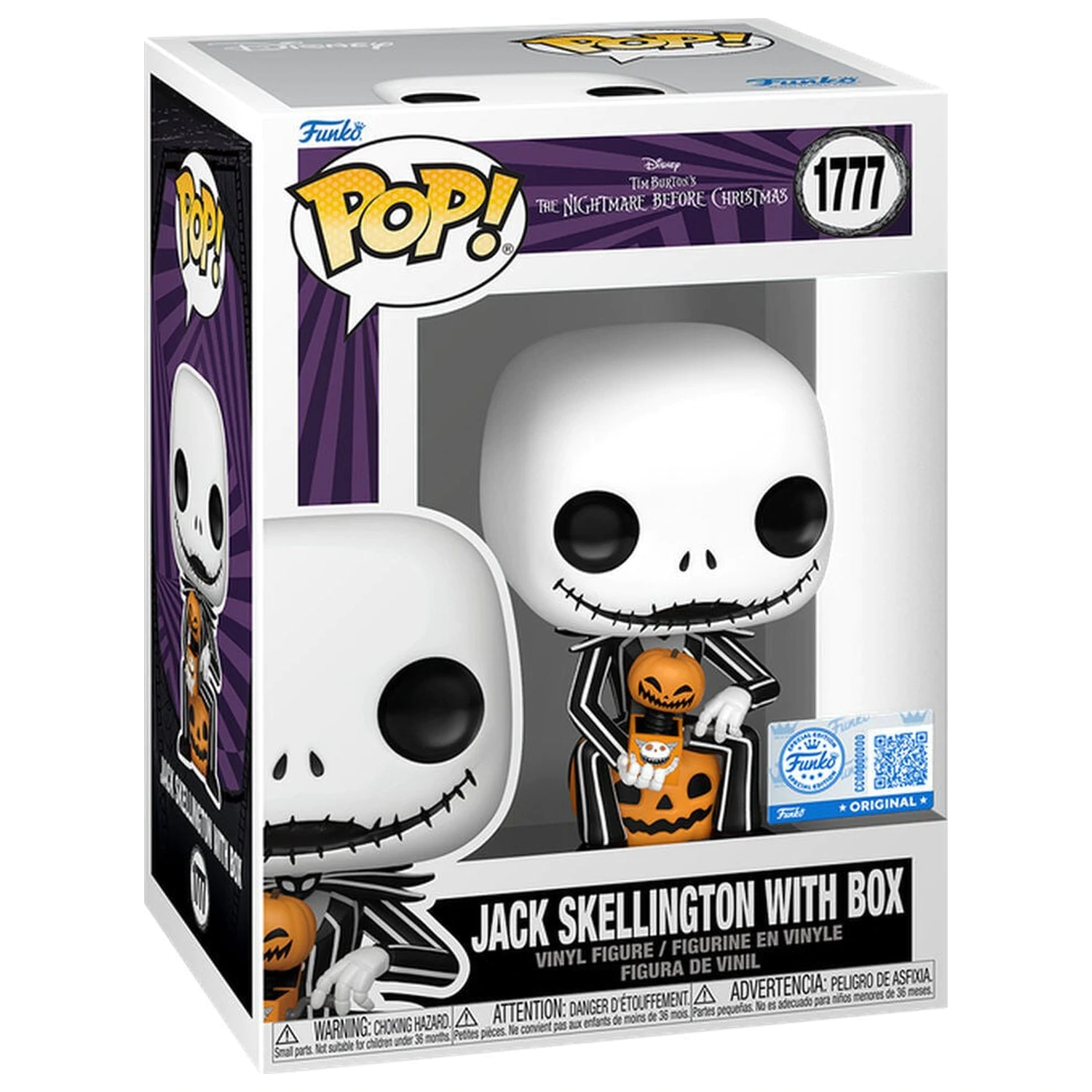 Funko POP figura Disney The Nightmare Before Christmas Jack Skellington z ekskluzivno škatlo fotografija izdelka