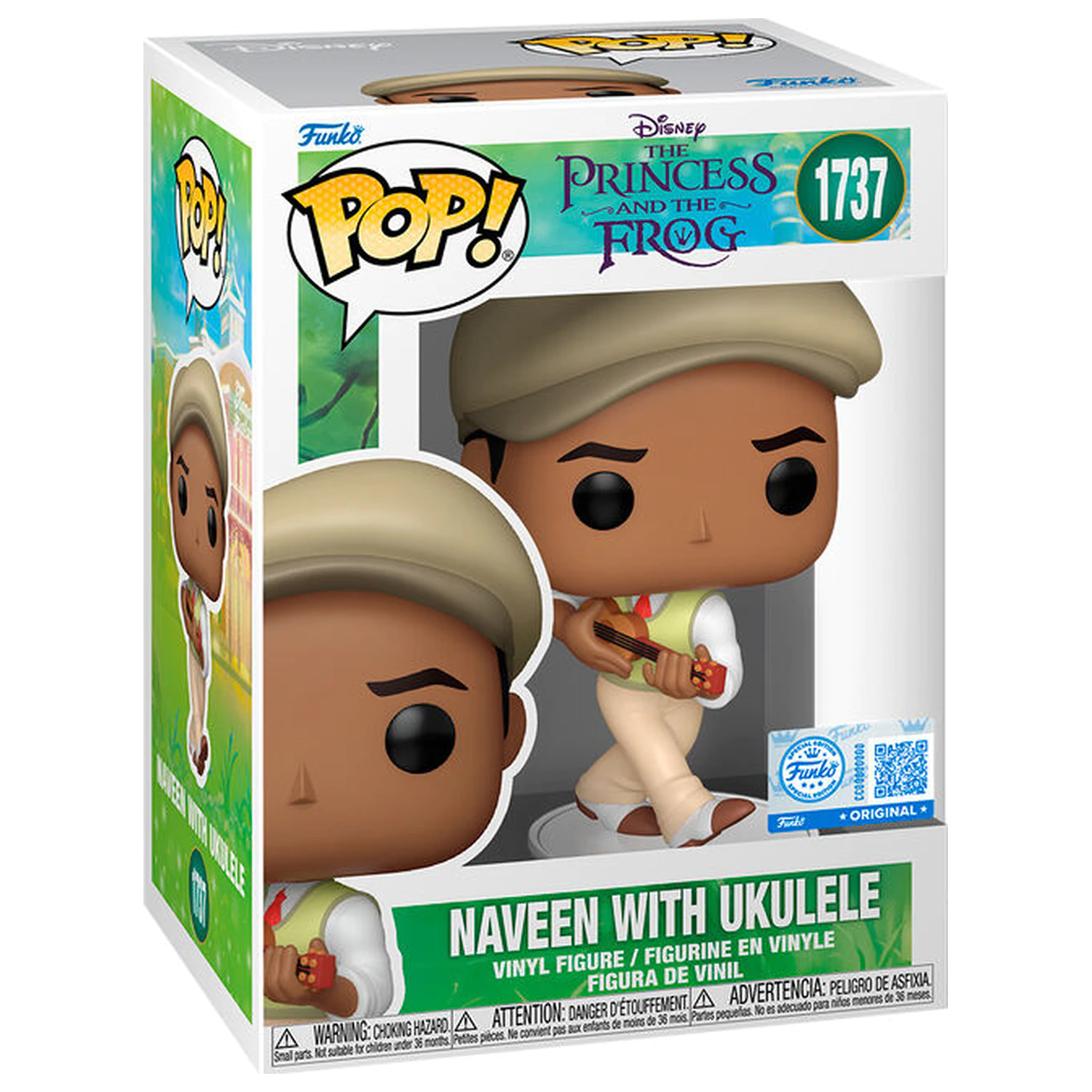 Funko POP figura Disney The Princess and the Frog Naveen z ukulelejem fotografija izdelka