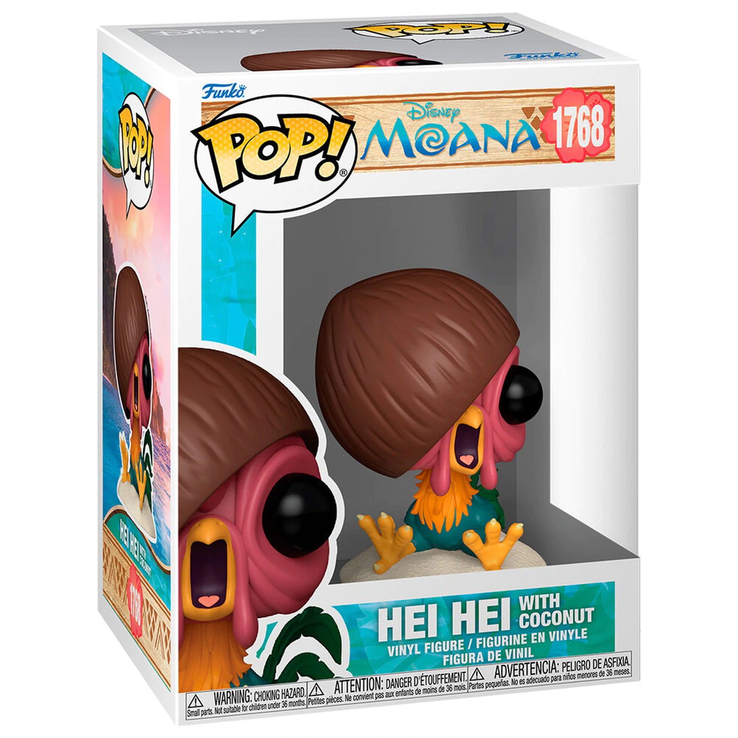 Funko POP figura Disney Vaiana Moana 3 Hei Hei with Coconut fotografija izdelka