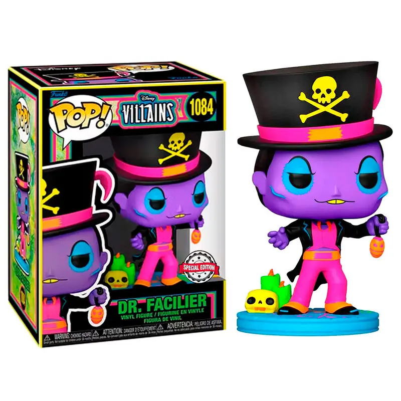 Disney Villains POP! Vinyl Figurica Dr. Facillier (Blacklight) 9 cm fotografija izdelka