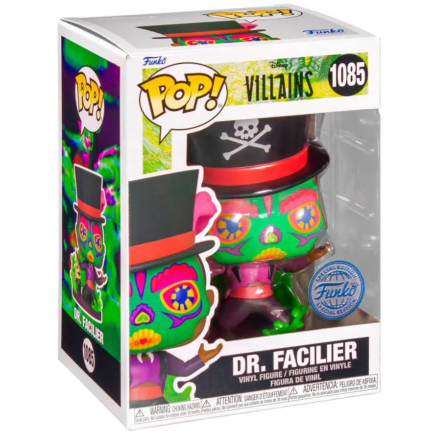 Disney: Villains POP! Disney Vinyl Figure Sugar Skull Facilier z osnovo 9 cm fotografija izdelka