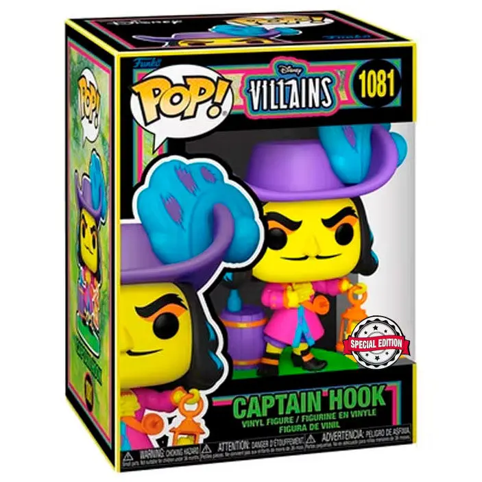 Disney Villains POP! Vinyl Figure Hook (Blacklight) 9 cm Figurica iz Vinila fotografija izdelka