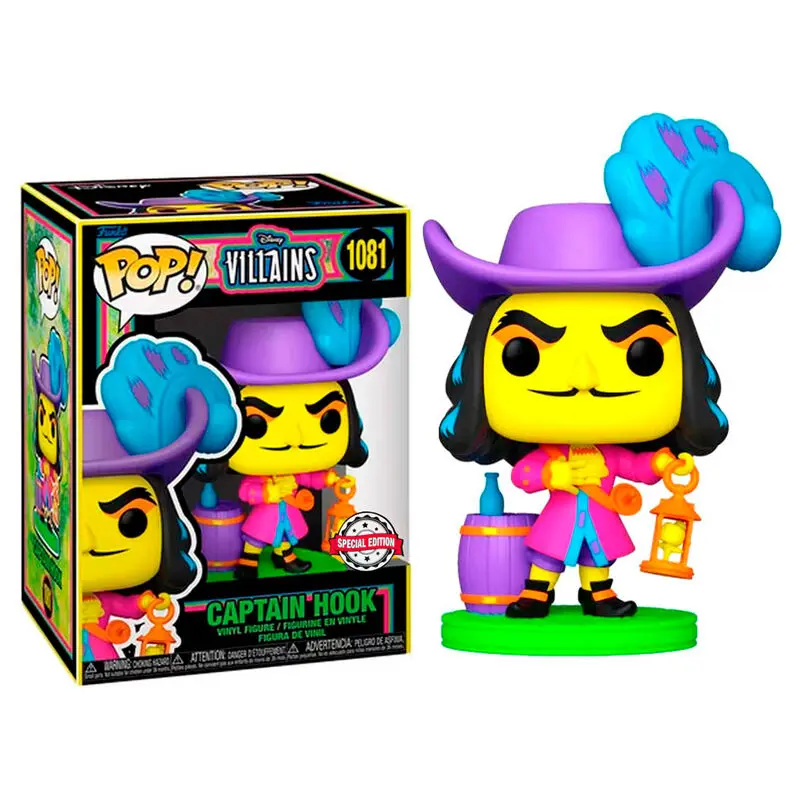 Disney Villains POP! Vinyl Figure Hook (Blacklight) 9 cm Figurica iz Vinila fotografija izdelka