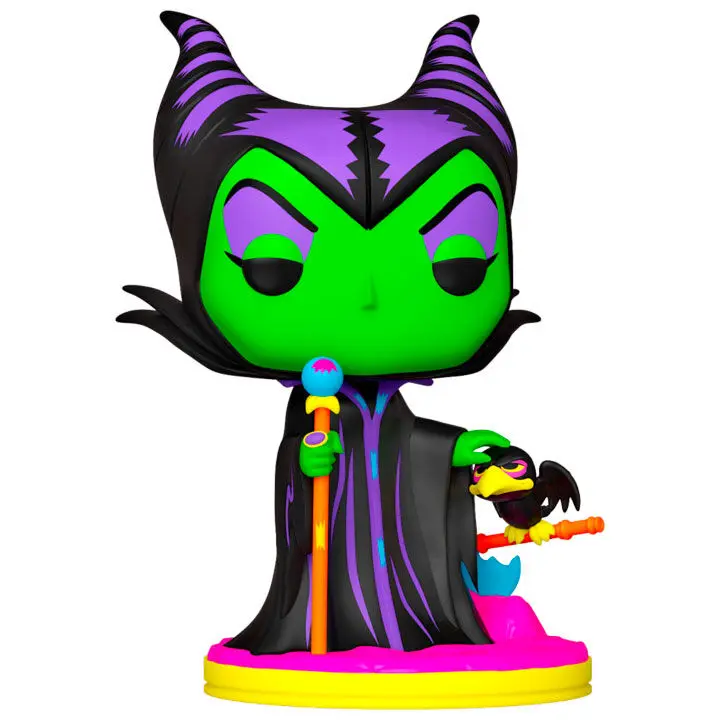 Disney Villains POP! Vinilna Figura Maleficent (Blacklight) 9 cm fotografija izdelka