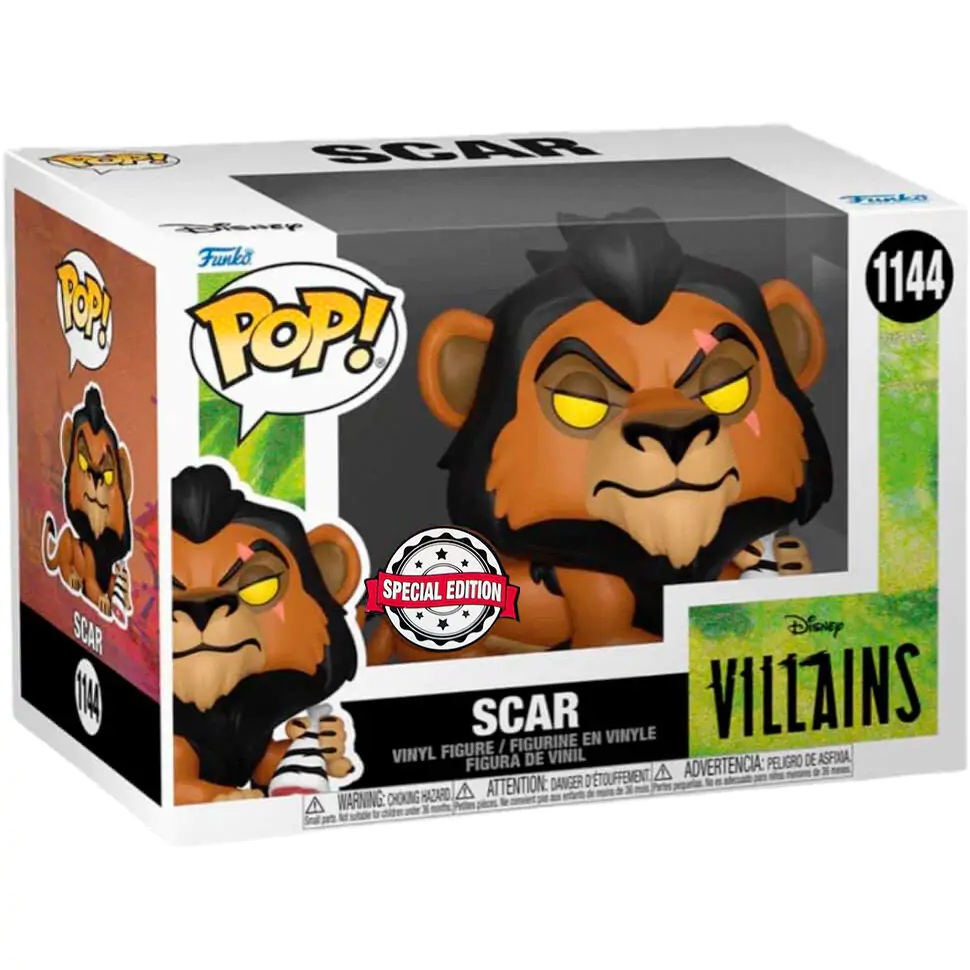 Funko POP figura Disney Villains The Lion King Scar Exclusive fotografija izdelka