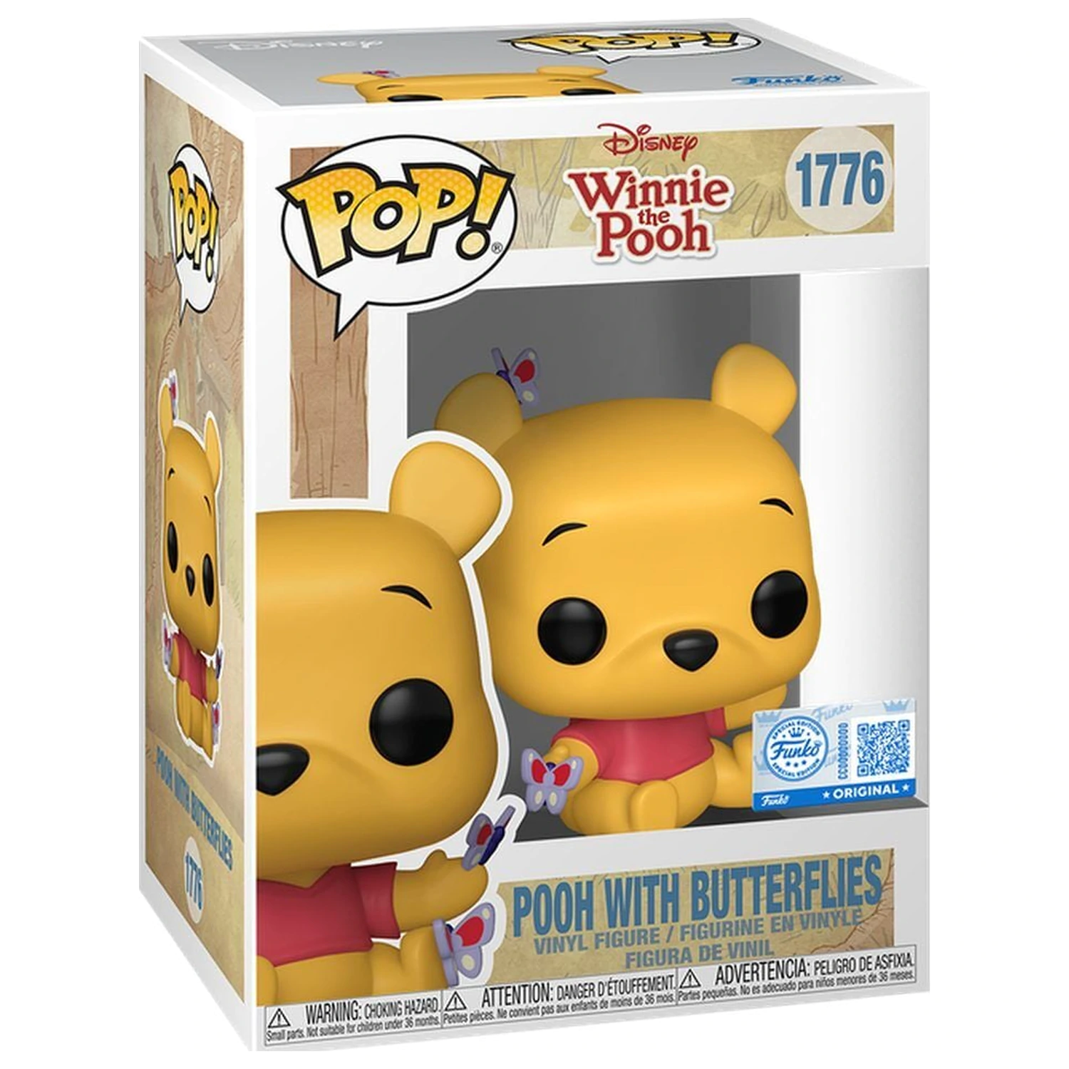 Funko POP figura Disney Winnie the Pooh - Pooh with Butterflies Exclusive fotografija izdelka