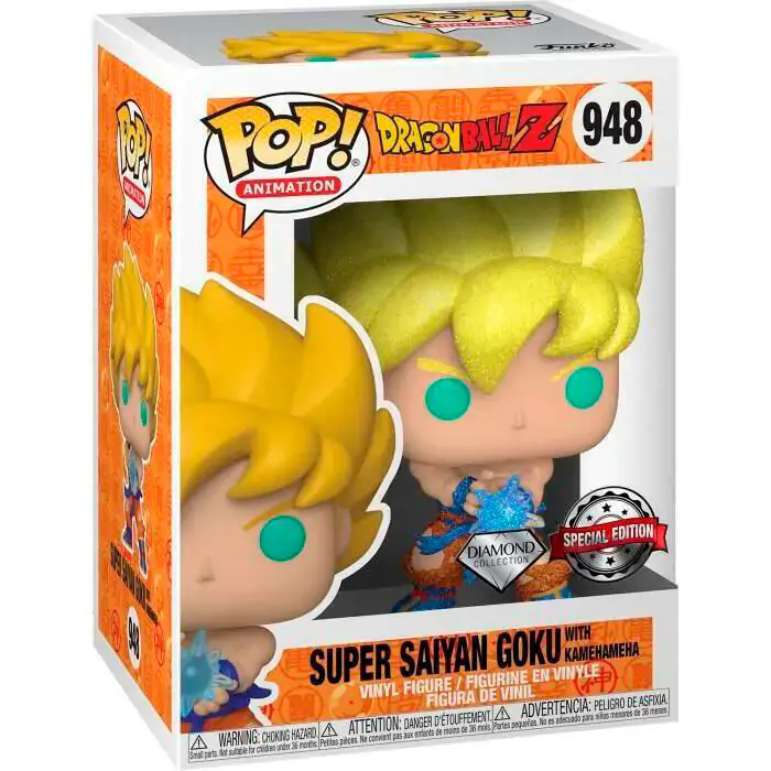 Dragon Ball Super Funko POP! Animation Vinil Figura SSGokuW/KamehmhWve(DGLT) 9 cm fotografija izdelka