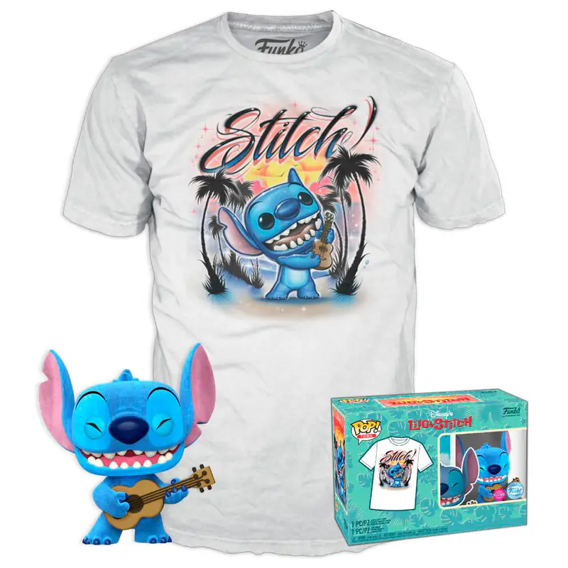 Funko POP figurica & majica box Disney Stitch Ukelele Exkluzív fotografija izdelka