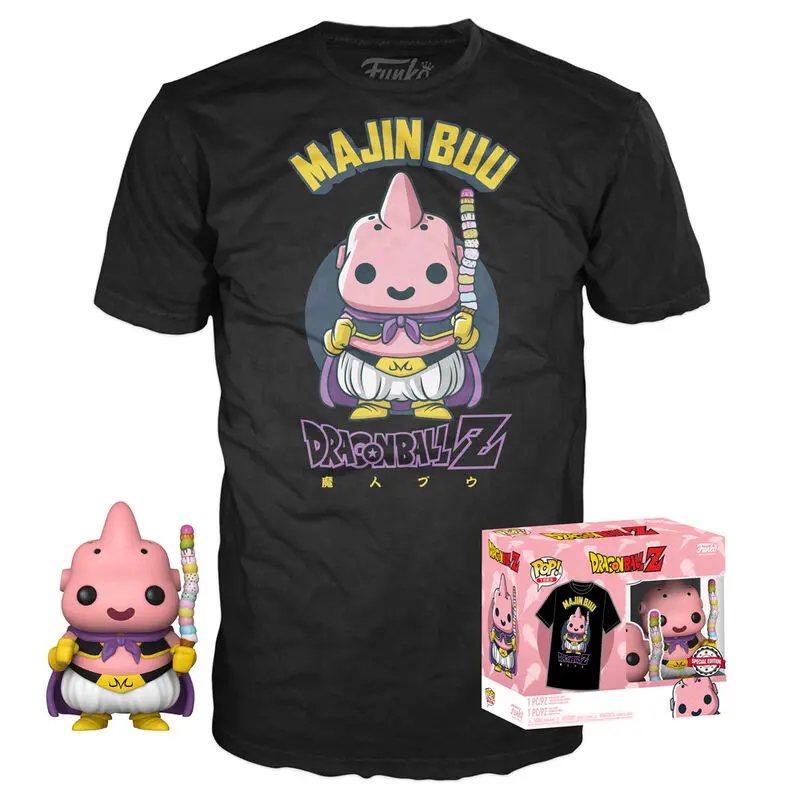 Funko POP! figurica & majica box Dragon Ball Z Majin Buu Ekskluzivno fotografija izdelka