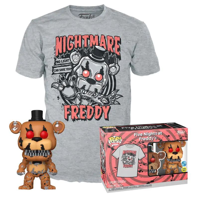 Komplet figuric POP & Tee Five Nights and Freddy Nightmare Freddy Exclusive fotografija izdelka