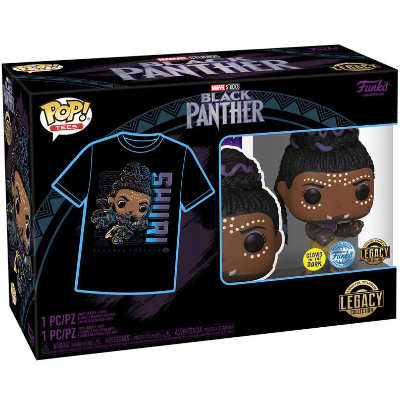 Funko POP! figurice & majica box Marvel Black Panther Shury Exkluzív fotografija izdelka