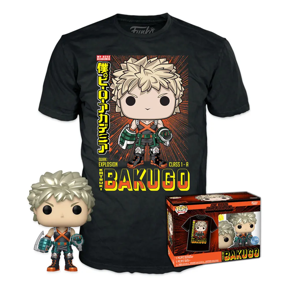 Funko POP! figurice & majica v škatli My Hero Academia Katsuki Bakugo (MT) fotografija izdelka