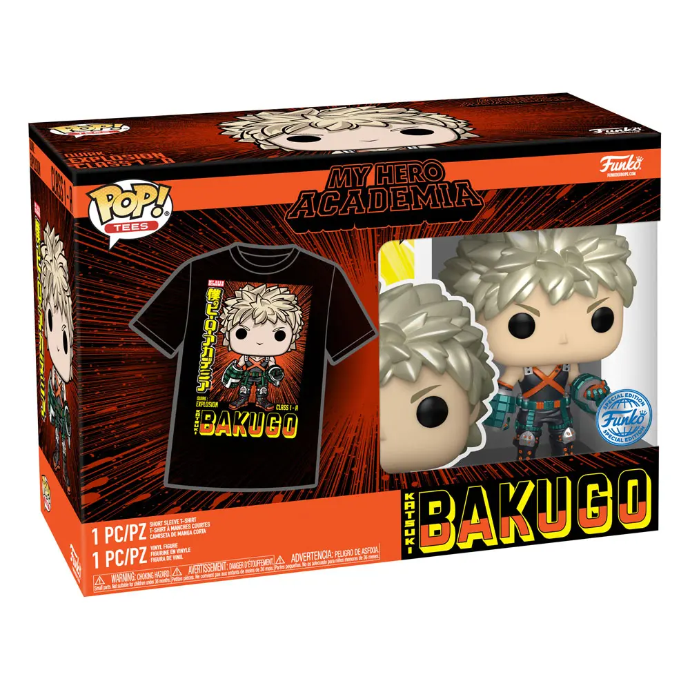 Funko POP! figurice & majica v škatli My Hero Academia Katsuki Bakugo (MT) fotografija izdelka