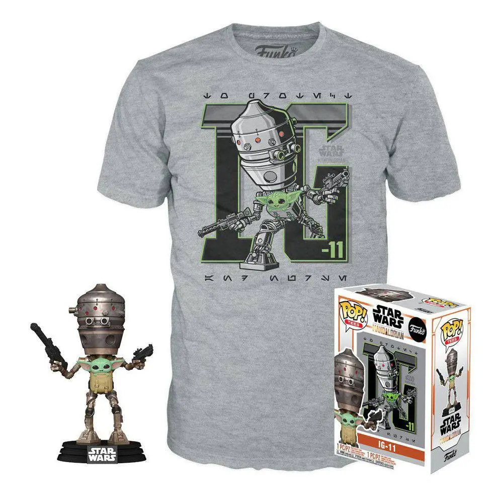 Funko POP! figurica & majica Star Wars The Mandalorian IG-11 z Otrokom fotografija izdelka