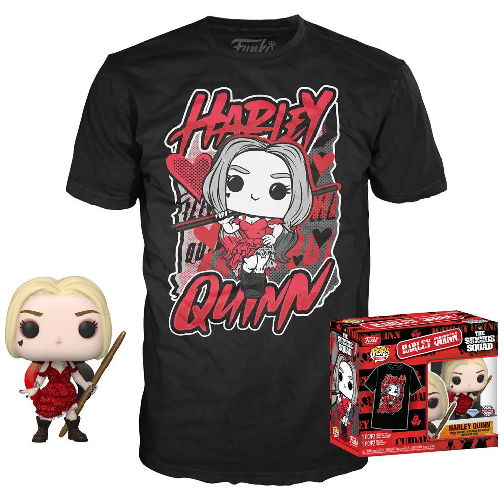 Funko POP! figurice & majica box Suicide Squad 2 Harley Quinn fotografija izdelka