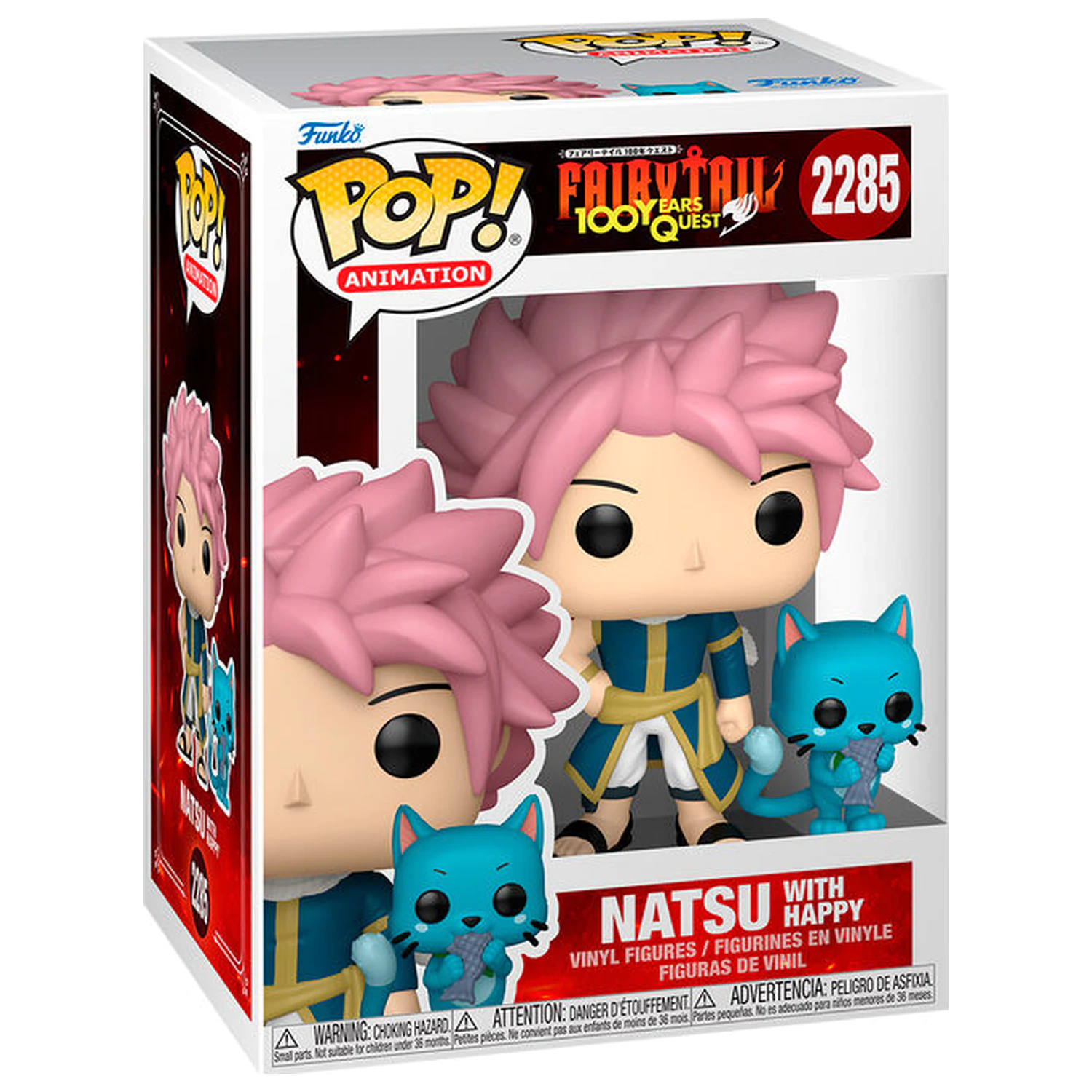 Funko POP figura Fairy Tail 100 Years Quest Natsu with Happy fotografija izdelka