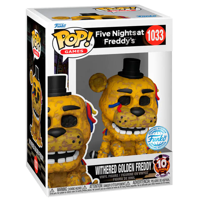 Funko POP figurica Five Night at Freddys Withered Golden Freddy Exclusive fotografija izdelka